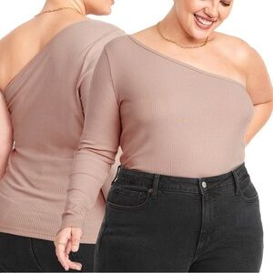 Old Navy Mollusk One-Shoulder Rib-Knit Top (ON1.6)